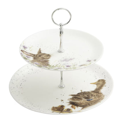 Travessa de Pastelaria de 2 Andares Wrendale Designs