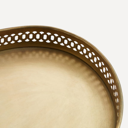 Bandeja decorativa dourada Soldini El Corte Inglés