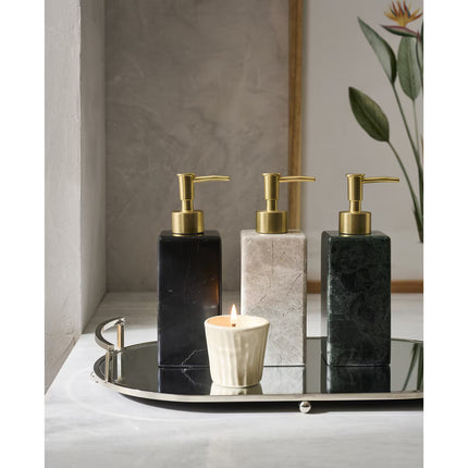 Bandeja de vidro com espelho Kebeli