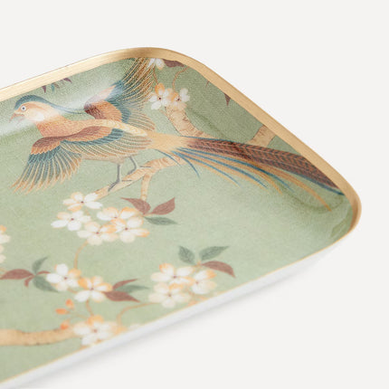 Bandeja Decorativa às Flores Providence - Verde