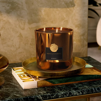 The Ritual of Oudh  XL Oudh Scented Candle