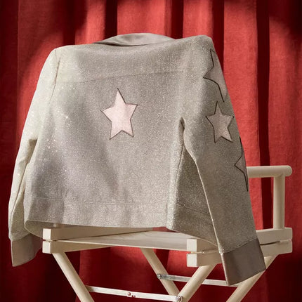 DISFARCE INFANTIL CASACO LAPELAS ROCKSTAR
