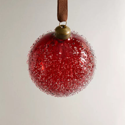 ENFEITE ÁRVORE BOLA BOLHAS NATAL