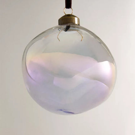 ENFEITE ÁRVORE BOLA DE SABÃO IRREGULAR NATAL