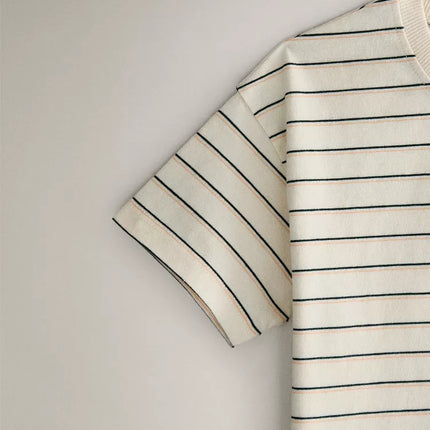 T-SHIRT INFANTIL ALGODÃO RISCAS