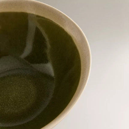 TIGELA DE APERITIVOS GRÉS VERDE E BEGE