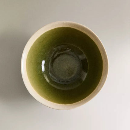 TIGELA DE APERITIVOS GRÉS VERDE E BEGE