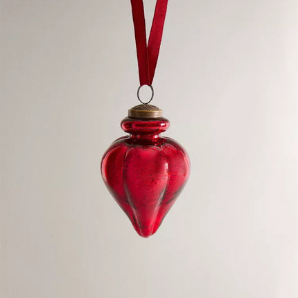ENFEITE ÁRVORE GOTA VERMELHA NATAL