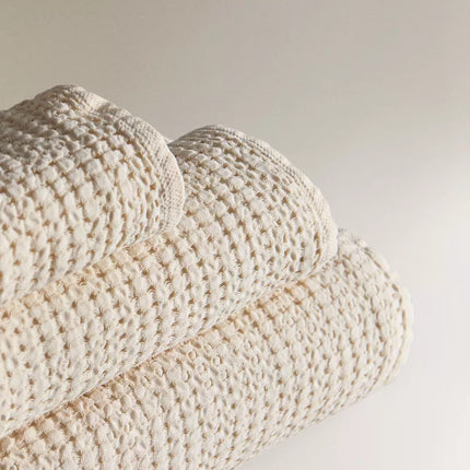 TOALHA BANHO EFEITO WAFFLE GROSSO