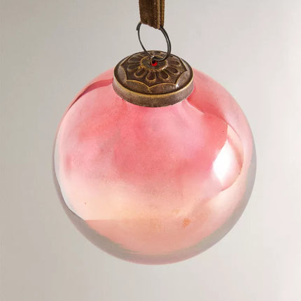 ENFEITE ÁRVORE BOLA TRANSPARENTE NATAL