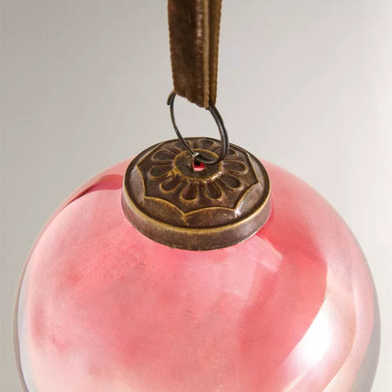 ENFEITE ÁRVORE BOLA TRANSPARENTE NATAL