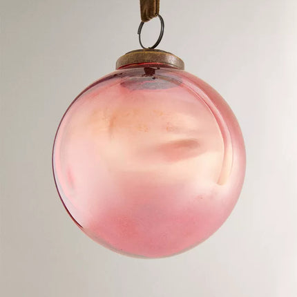 ENFEITE ÁRVORE BOLA TRANSPARENTE NATAL