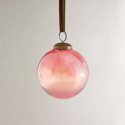ENFEITE ÁRVORE BOLA TRANSPARENTE NATAL