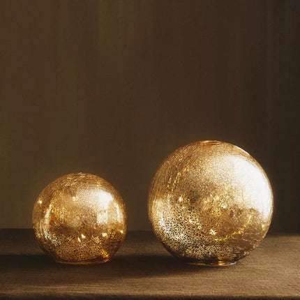 ENFEITE LUZ LED BOLA MÉDIA NATAL