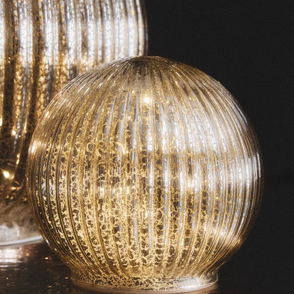 ENFEITE LUZ LED BOLA RISCADA PEQUENA NATAL