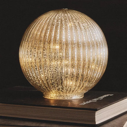 ENFEITE LUZ LED BOLA RISCADA MÉDIO NATAL