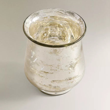 VASO PORTA-VELAS BRILHANTE NATAL