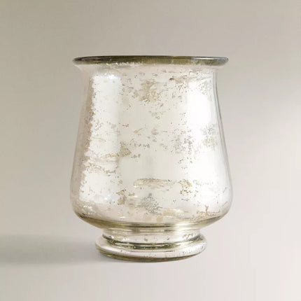VASO PORTA-VELAS BRILHANTE NATAL
