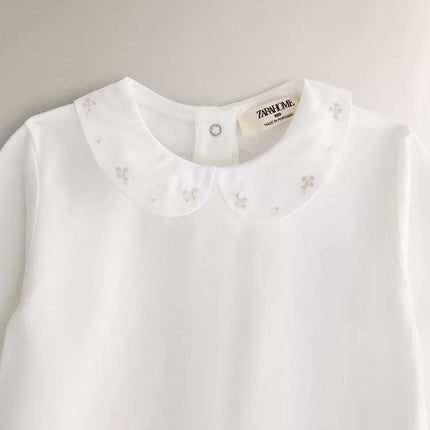 BABYGRO INFANTIL BORDADO FLOR