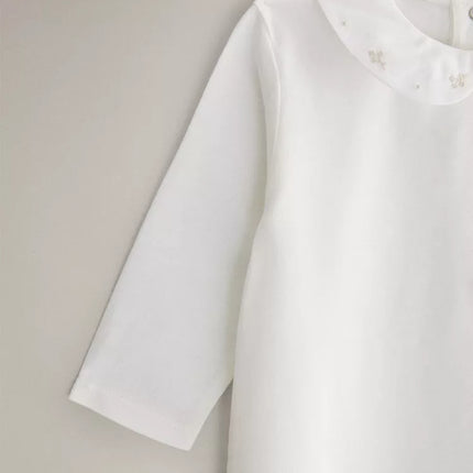 BABYGRO INFANTIL BORDADO FLOR