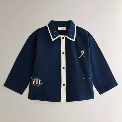 CONJUNTO PIJAMA INFANTIL REMENDOS NATAL