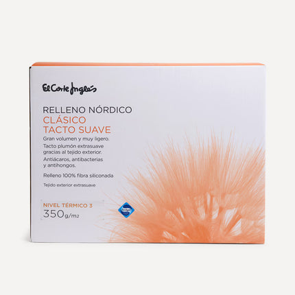 Edredão Nórdico Nível Térmico 3 de Fibra Clássico Tacto Suav