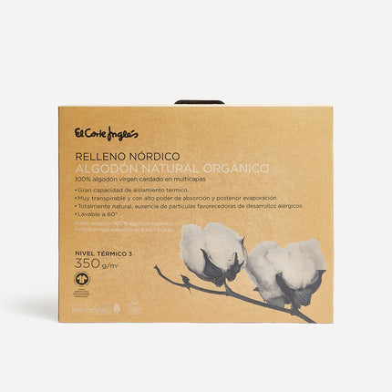 Edredão Nórdico 350 g/m2 de Algodão Natural Orgânico