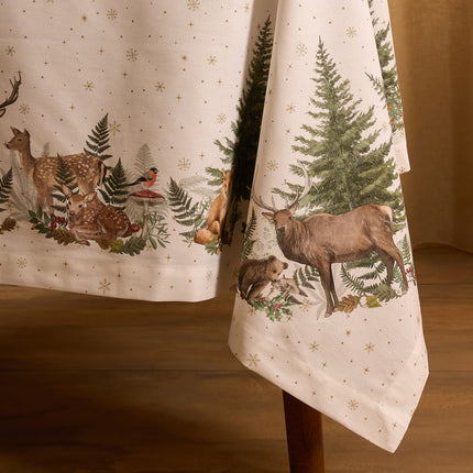 Toalha de Mesa de Algodão Bosque