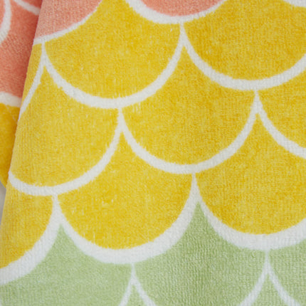 Poncho de praia infantil Sereia