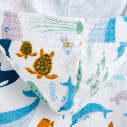 Roupão de Banho Infantil de Algodão Ocean Basics - 360 g/m2