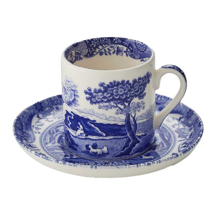 Chávena de Café com Pires Italian - Azul