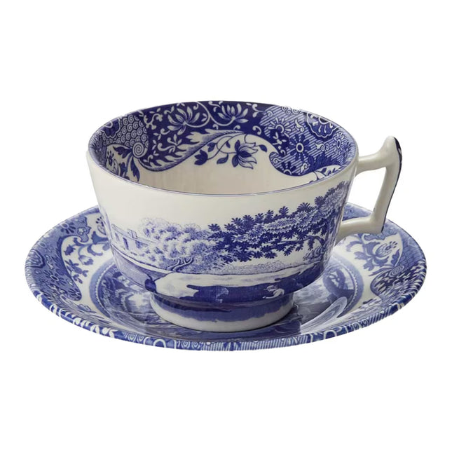 Chávena de Chá com Pires Italian - Azul