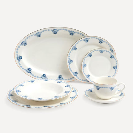 Conjunto de Chávena de Chá com Prato Creta