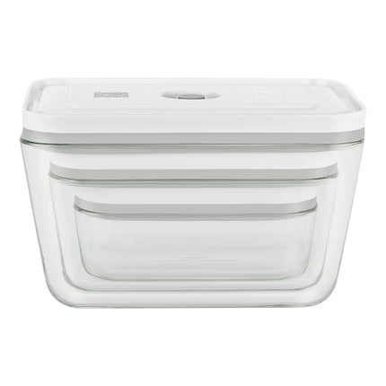 Conjunto de 3 Recipientes a Vácuo Fresh & Save de Vidro