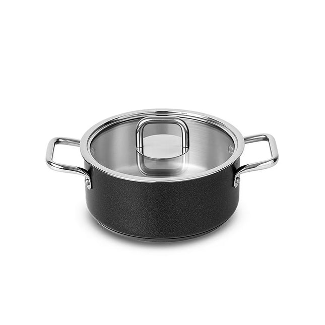 Caçarola com Asas Comfort Glass Black