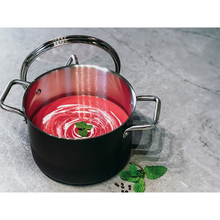 Panela com Asas COMFORT Glass Black