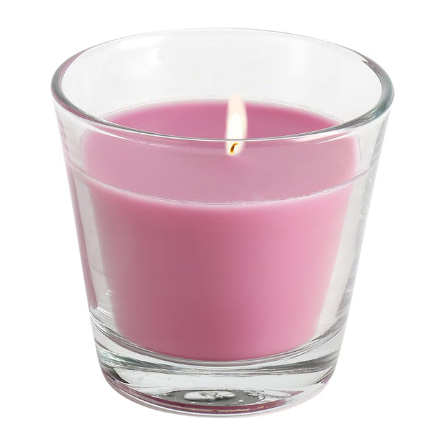Vela em copo com aroma a lavanda