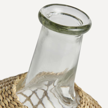 Jarrão Damajuana de Vidro com Seagrass Vietname