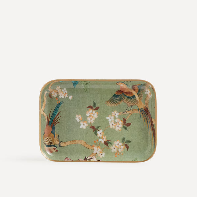 Bandeja Decorativa às Flores Providence - Verde