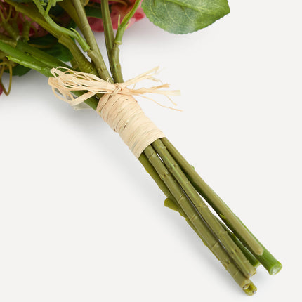 Ramo artificial de hortênsias e peónias