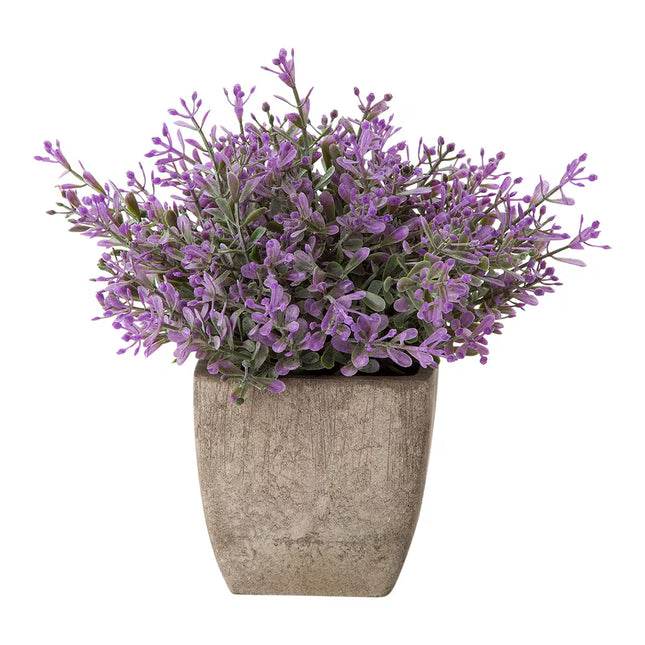 Planta artificial Flores lilás