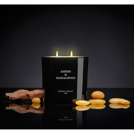 Vela Perfumada Âmbar Sândalo