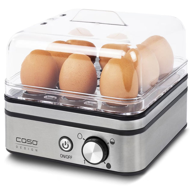 Cozedor de Ovos Caso E9 5CASOD2771 de 400 W e Capacidade até 8 Ovos - Inox