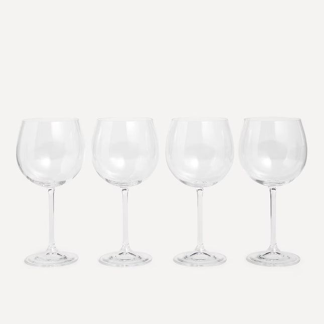Conjunto de 4 copos de vinho tinto Borgonha Natalia El Corte Inglés