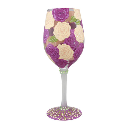 Copo de vinho Coming Up Roses
