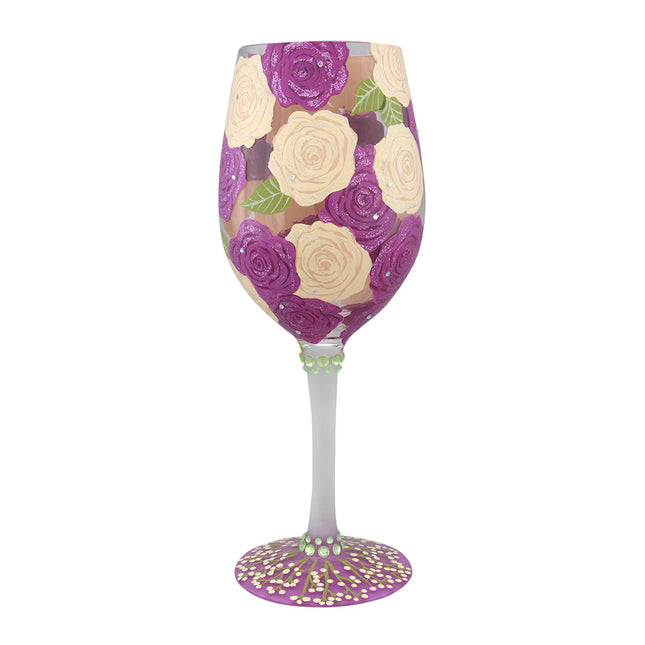 Copo de vinho Coming Up Roses