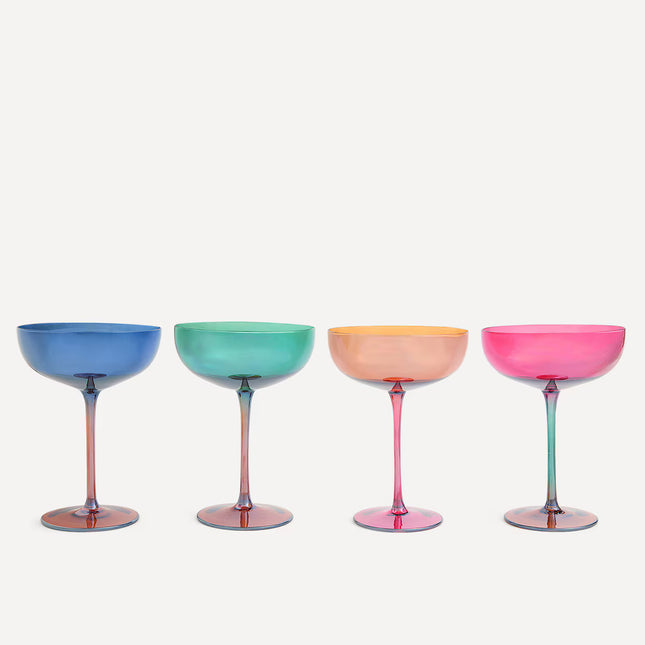 Conjunto de 4 Copos de Martini de Cristal Berlín