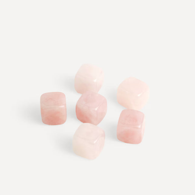 Conjunto de 6 Pedras de Gelo de Quartzo Pink Manhattan