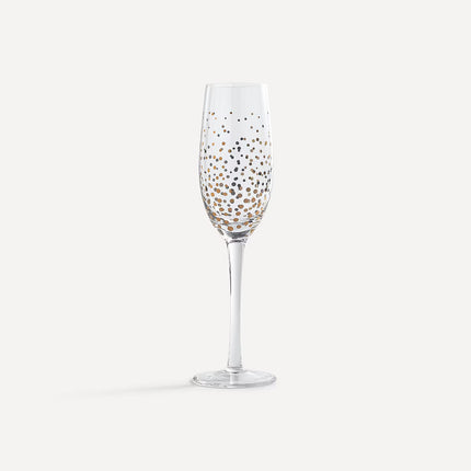 Copo de champanhe Dots Gold El Corte Inglés