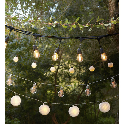 Grinalda Solar de 10 Luzes LED Edison